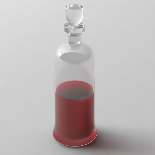 مدل سه بعدی بطری